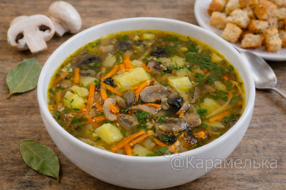 Уютная грибная похлёбка: вкусное тепло осени и зимы