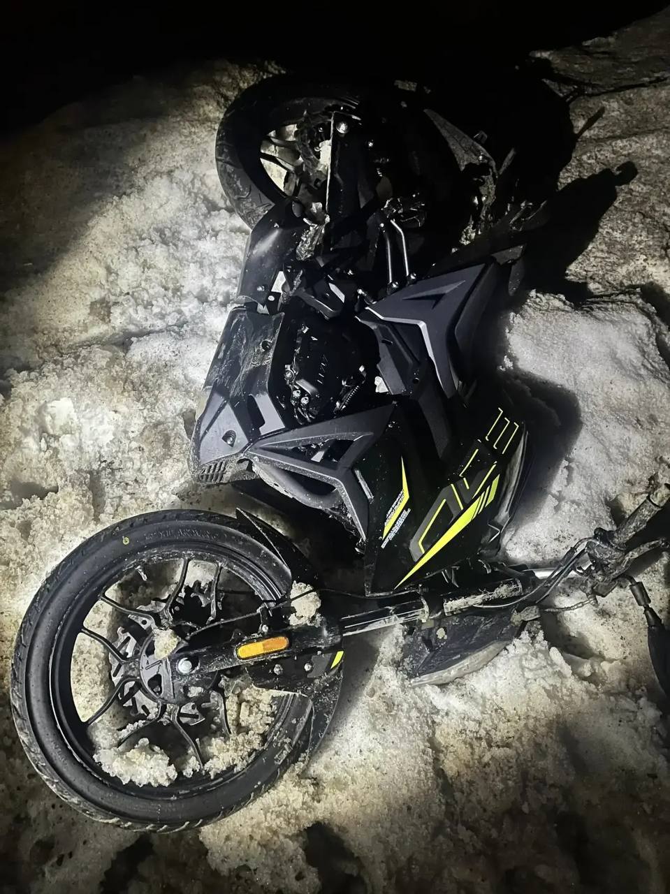 В Сосновоборске в ДТП пострадал мотоциклист и его пассажир