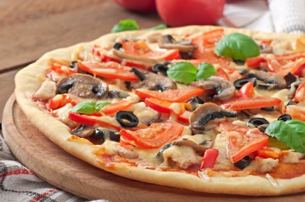 Как приготовить идеальную пиццу с грибами и помидорами