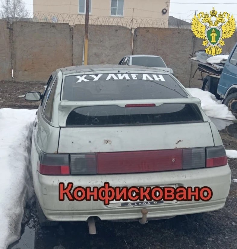 "Хулиган" на колесах из Малосердобинского района, повторно пойманный пьяным за рулем своего "ВАЗа" с дерзкой надписью, теперь по приговору суда будет обязан 300 часов поработать на благо общества