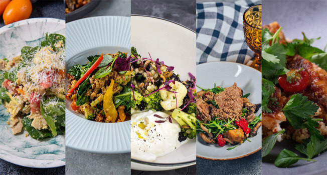 Салаты с крупами