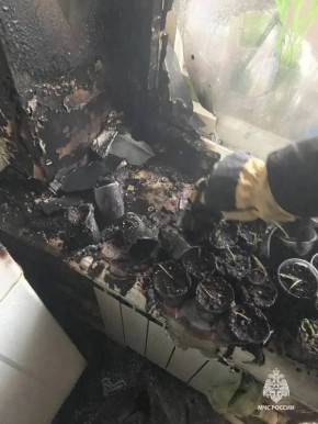 В Чемодановке горящая лампада стала причиной пожара в квартире