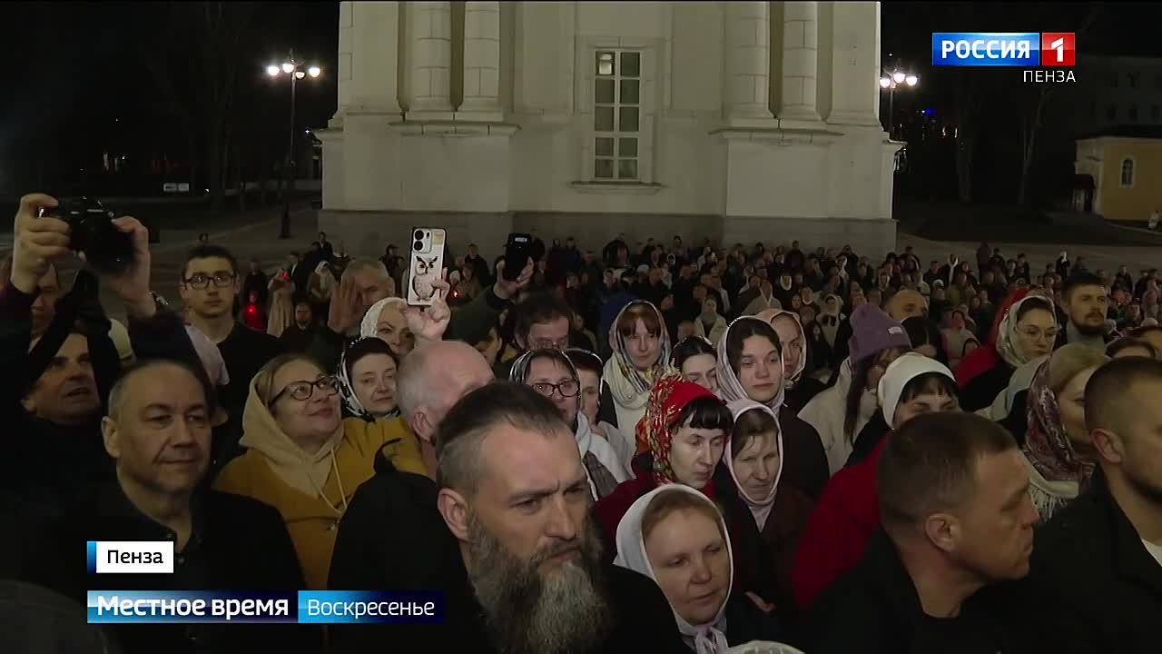 Как прошла воскресная служба в Спасском соборе — смотрите в сюжете