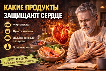 Продукты для сердца: что стоит добавить в рацион для здоровья