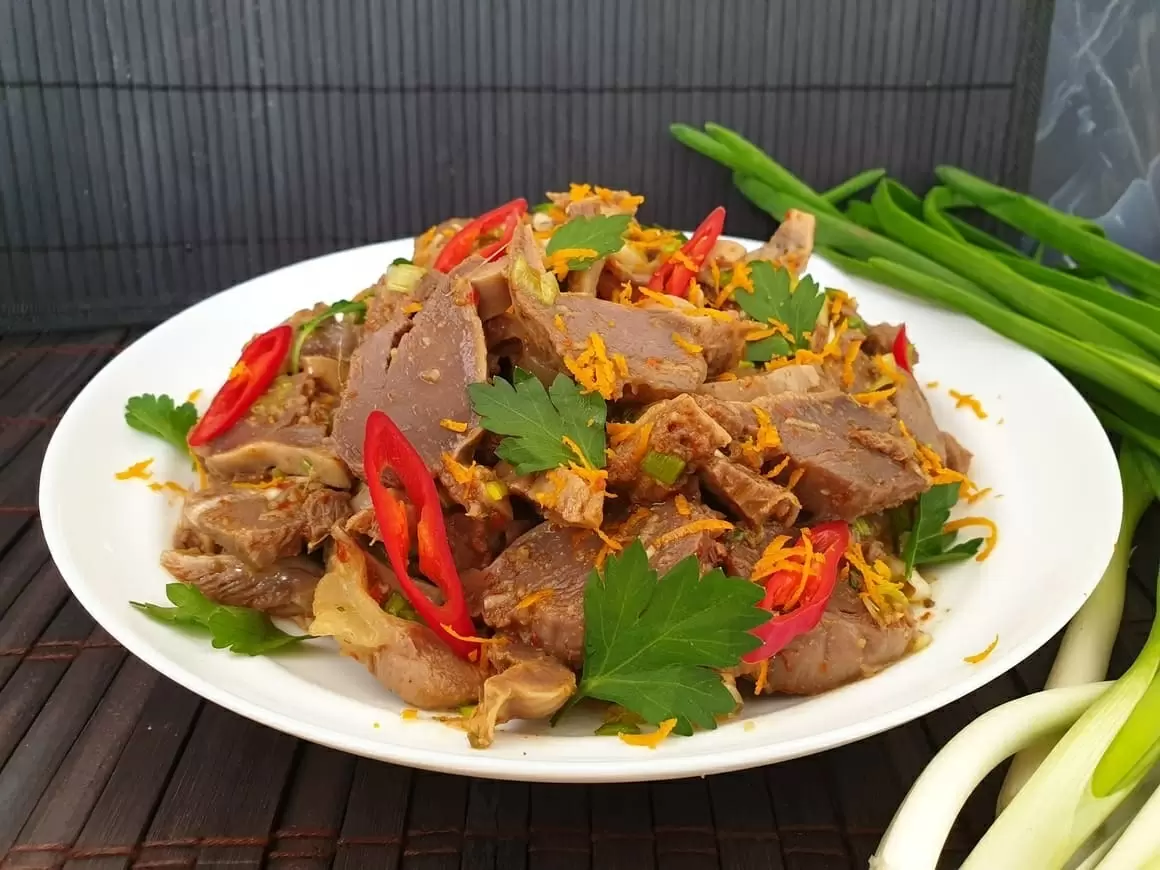 Острые маринованные желудочки: воплощение азиатской кухни