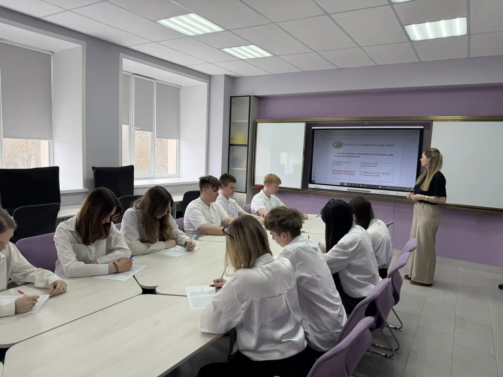 Полным ходом в городе Пенза продолжается избирательный диктант