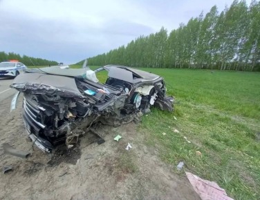 В Пензенской области пассажирский автобус столкнулся с иномаркой