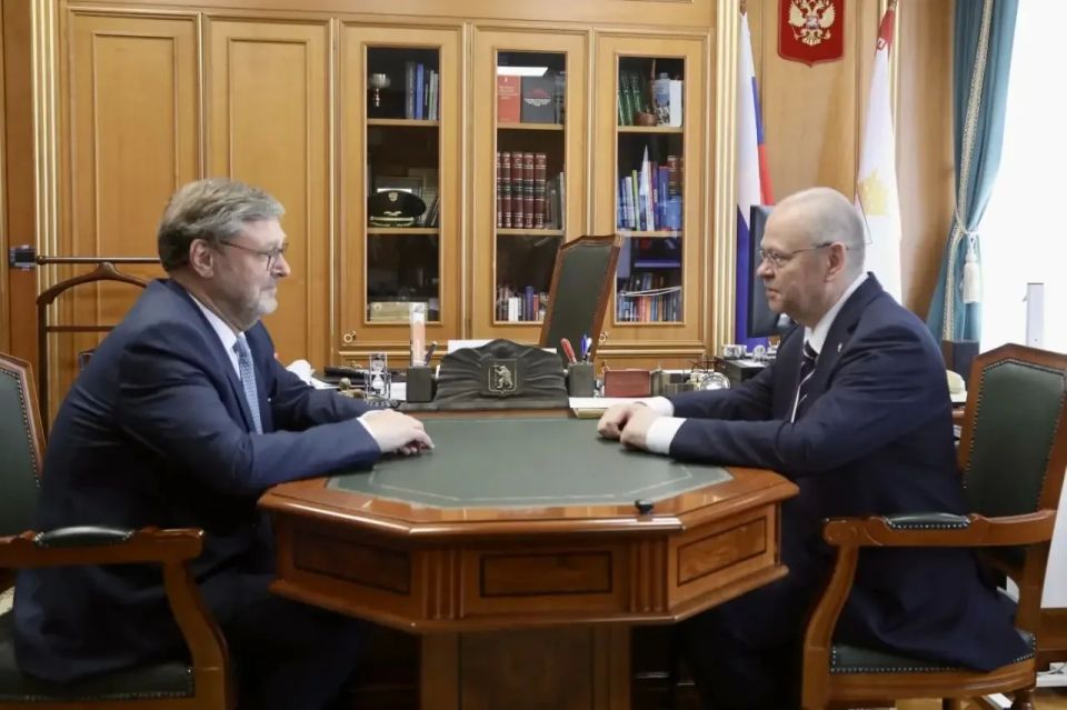 Олег Мельниченко: Обговорили с Константином Иосифовичем Косачевым перспективы развития Пензенской области