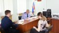 Первый заместитель руководителя следственного управления провел личный прием граждан в Зареченском межрайонном следственном отделе