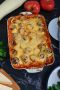Кабачковые рулетики с фаршем и томатным соусом