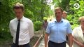 Глава Пензы Олег Денисов проверил ход благоустройства парка имени В. Г. Белинского