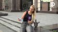 В центре Пензы начали устанавливать бронзовые фигуры «Пензяки-добряки»
