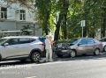 В Пензе на улице Советской столкнулись три автомобиля