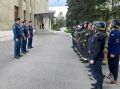 На территории Кузнецкого пожарно-спасательного гарнизона прошли пожарно-тактические учения