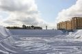 В Пензе восстанавливают купол ледового комплекса «Золотая шайба»