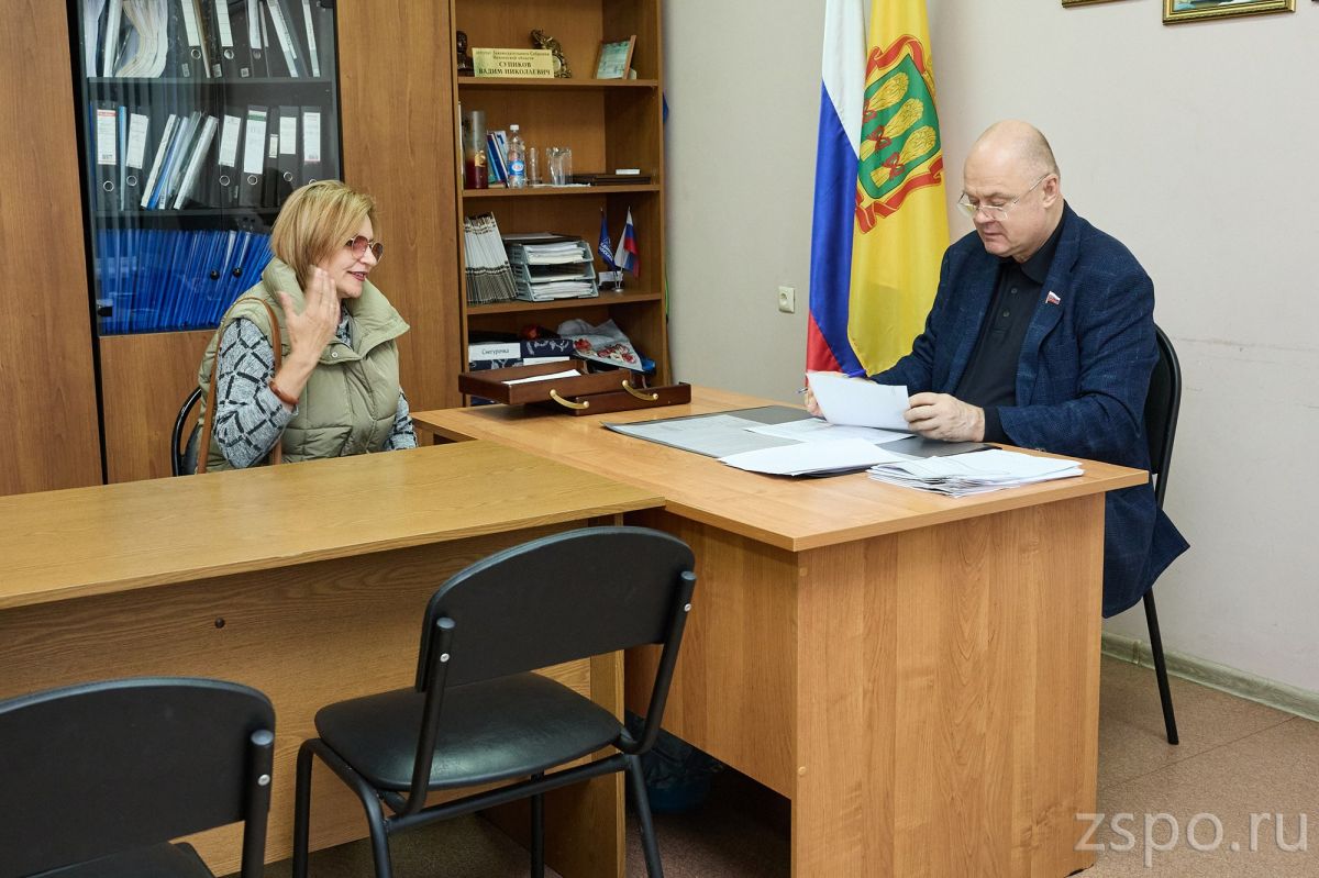 Вадим Супиков принял в работу обращения пензенцев Вадим Супиков принял в работу обращения пензенцев
