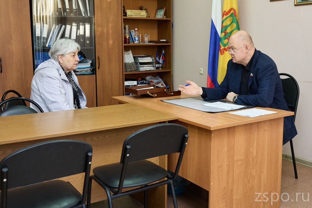Вадим Супиков принял в работу обращения пензенцев Вадим Супиков принял в работу обращения пензенцев