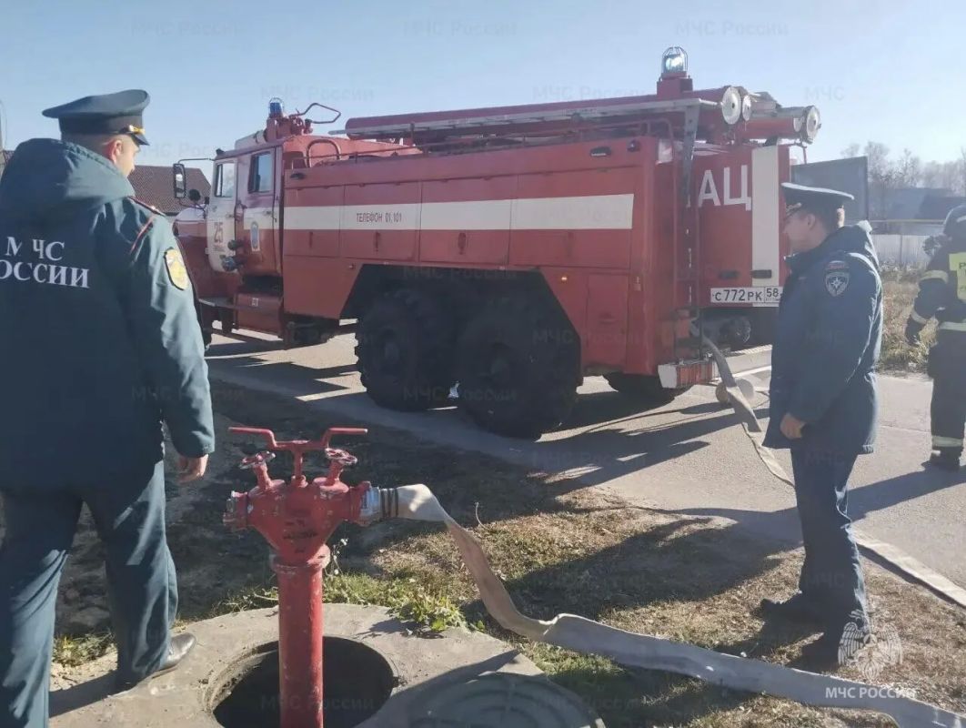 В районе Пензенской области прошли пожарно-тактические учения В районе Пензенской области прошли пожарно-тактические учения